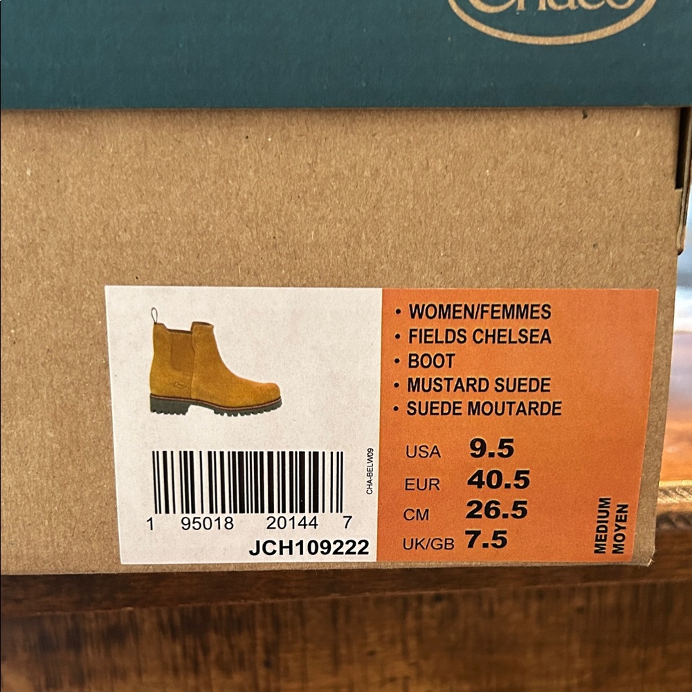 Chaco Women's Mustard Suede Chelsea Boots